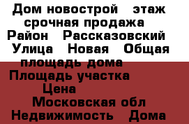 Дом новострой, 2этаж -срочная продажа  › Район ­ Рассказовский › Улица ­ Новая › Общая площадь дома ­ 168 › Площадь участка ­ 2 000 › Цена ­ 1 900 000 - Московская обл. Недвижимость » Дома, коттеджи, дачи продажа   . Московская обл.